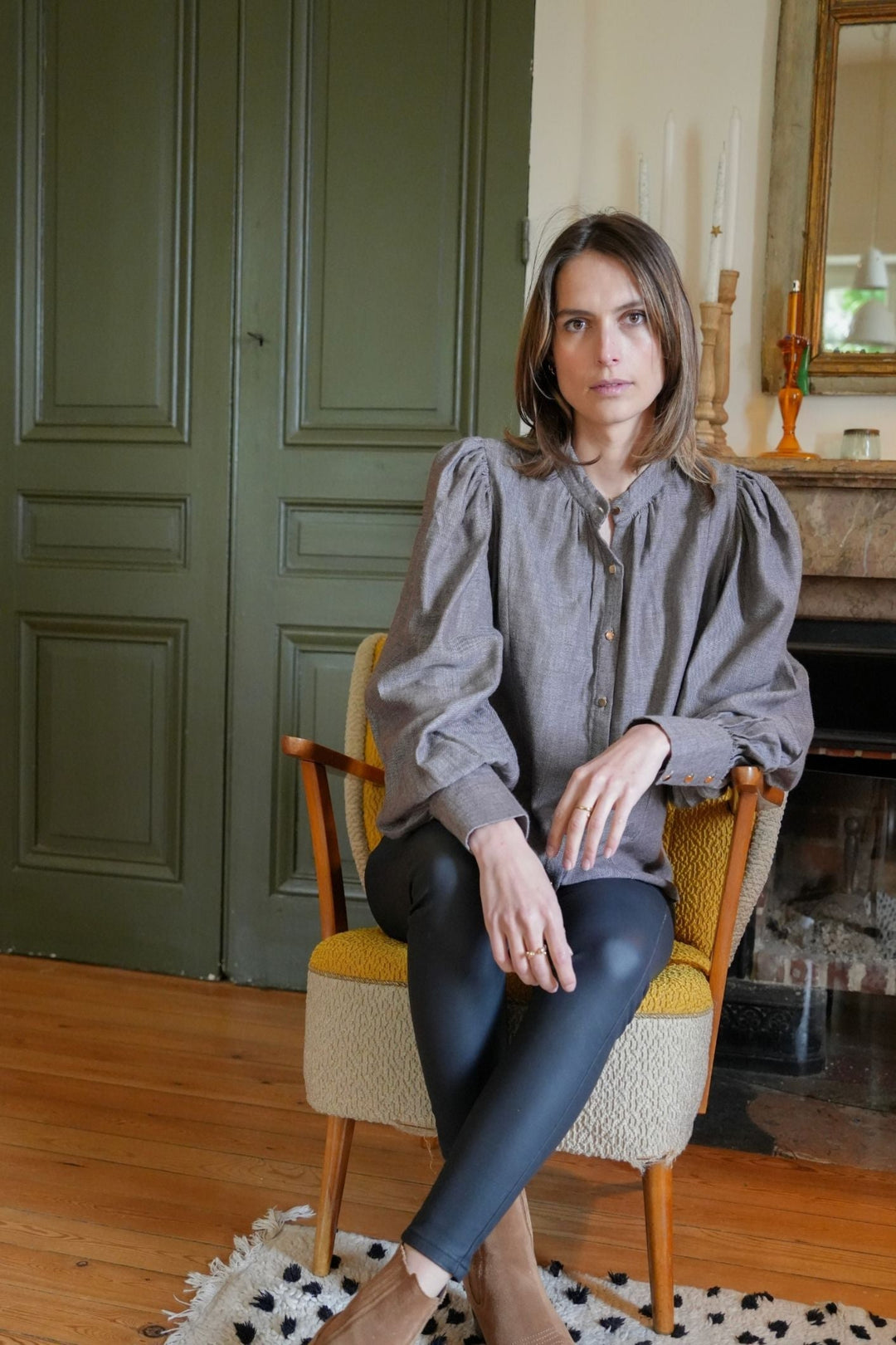 BLOUSE OLIVE 3