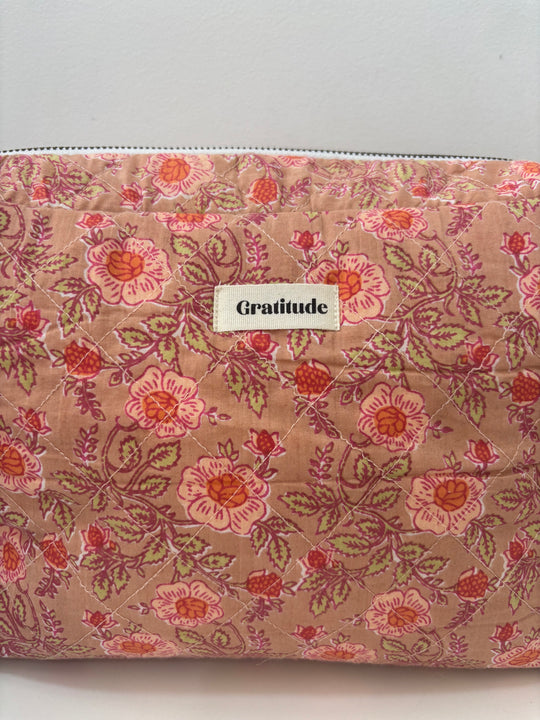 Trousse grand modèle fleurs