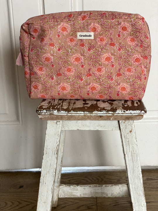 Trousse grand modèle fleurs